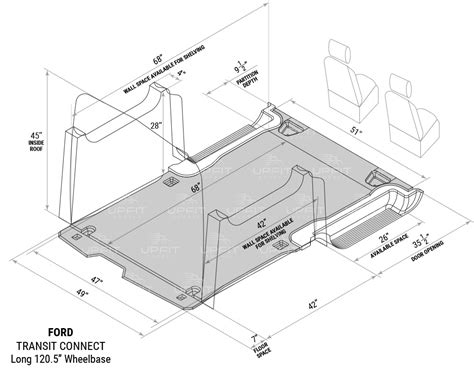 Ford Transit Connect Long Wheelbase Layout Guide Upfitters, 57% OFF