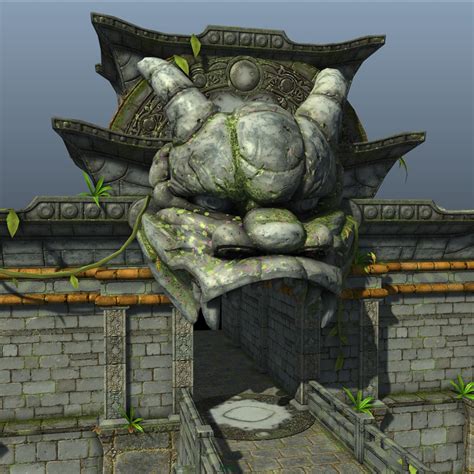 Temple 3D Model $15 - .unknown .ma .max .fbx .obj - Free3D