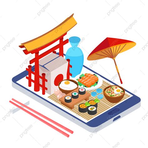 Japanese Cuisine Clipart PNG Images, Casual Life Cuisine Japanese Sushi ...