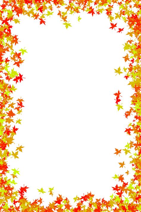 Fall border autumn clip art borders clipart for you image jpg – Clipartix