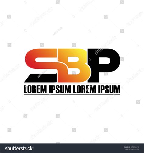 Sbp Letter Monogram Logo Design Vector Stock Vector (Royalty Free) 1834052878 | Shutterstock