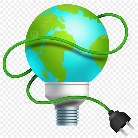 Save Energy Clipart Transparent PNG Hd, Green Earth Energy Saving And ...