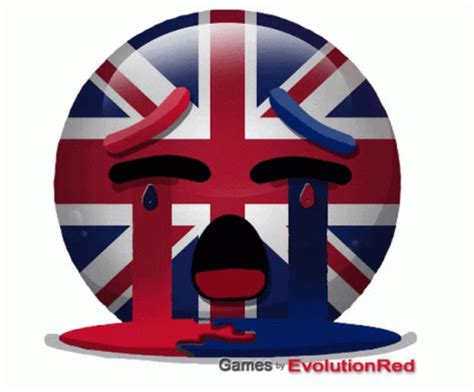 England Crying Flag Emoji Evolution Red GIF – England Crying Flag Emoji Evolution Red Sad Emoji ...