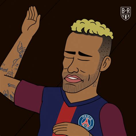 Neymar Jr. Football Cartoon Happy Smile GIF | GIFDB.com