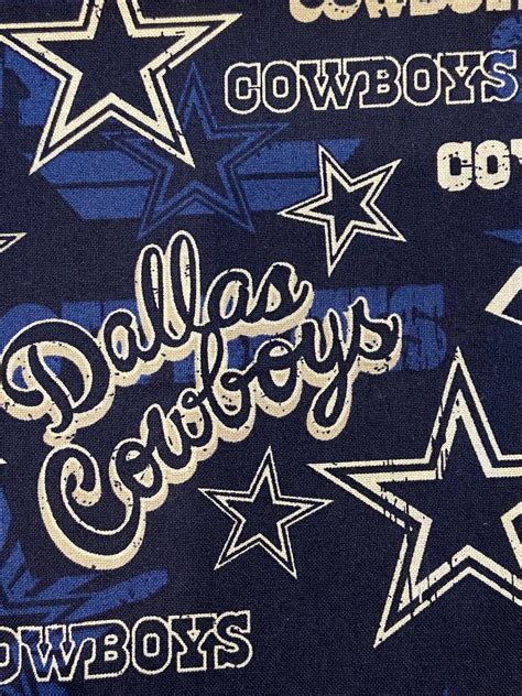 Dallas Cowboys Fabric 100% Cotton Quilting Cotton NFL - Etsy