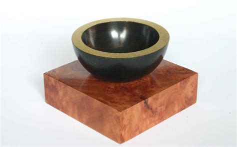 Blackwood bowl on square base | David Morton