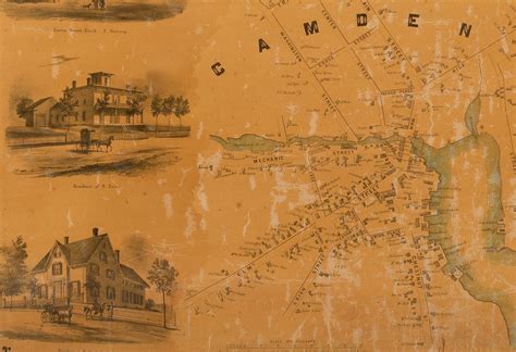 Camden Maine Map