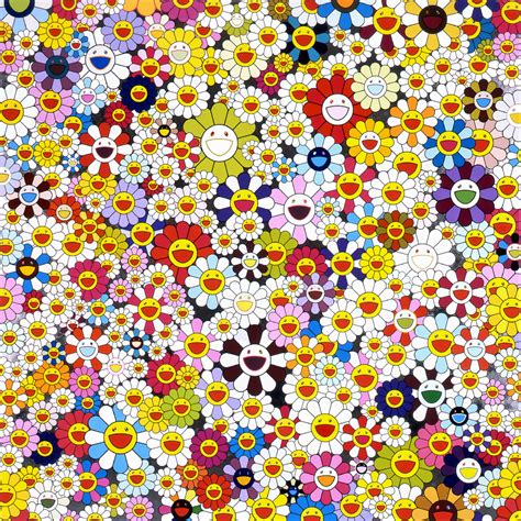 Takashi Murakami Flower Png - Cartoon Sun Png - Takashi Murakami Flower ...