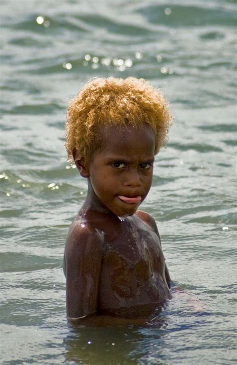 Melanesian of Solomon Islands | Melanesian people, Blond afro, Solomon islands people
