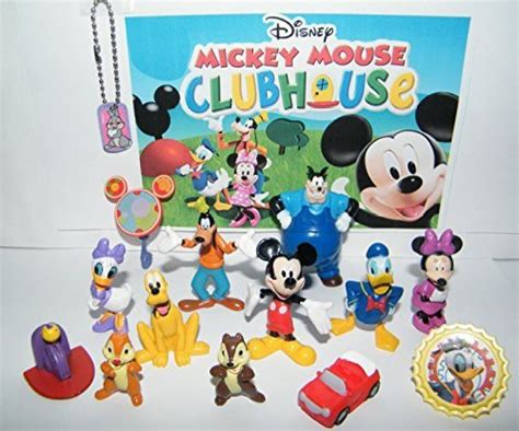 MICKEY MOUSE CLUBHOUSE Figure Play Set DISNEY PVC TOY Birthday Party ...