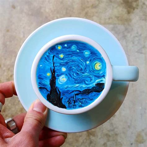 Korean Barista Turns Cups of Coffee into Incredible Works of Art