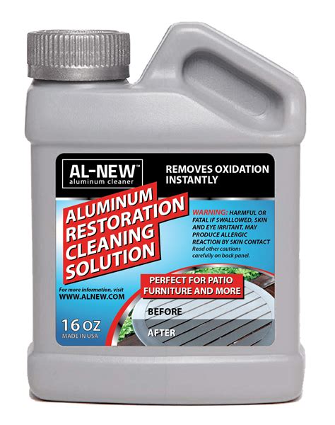 AL-NEW Aluminum Restoration Cleaning Solution | Clean & Restore Patio ...