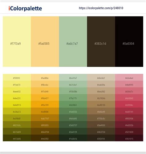 21 Pastel Yellow Color Schemes | Curated collection of Color Palettes