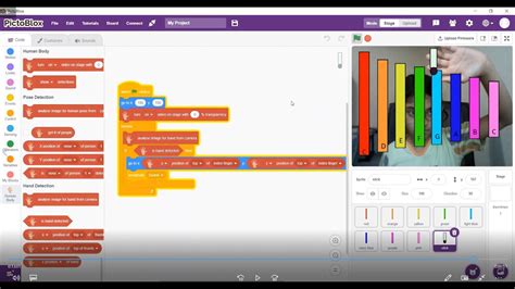 Make A Virtual Xylophone And Play With Hand Gestures #ArtificialIntelligence #AI #Pictoblox # ...