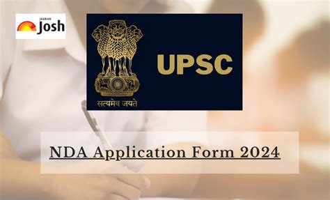 NDA Application Form 2025: Apply Online for UPSC NDA NA 1 Exam at upsc ...