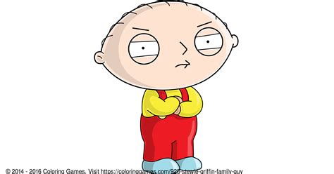 Stewie Griffin (Family Guy) - Coloring Games and Coloring Pages