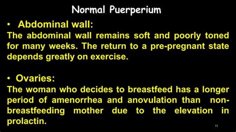 Puerperium and Postpartum Period | PPT