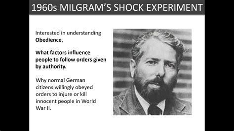 Milgram Shock Experiment - YouTube