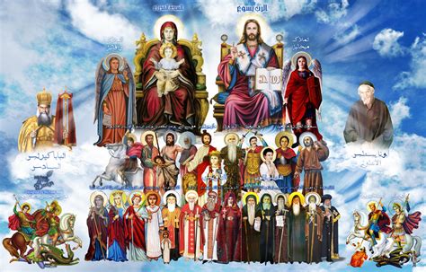 Saints Around Jesus by MichaelAmir on DeviantArt