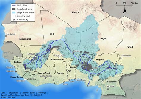 Niger River World Map