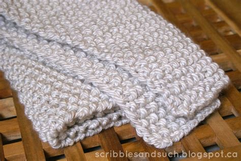 scribbles & such: Chunky Knitted Baby Blanket