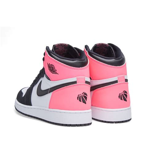 Nike Air Jordan 1 Retro High OG GG Black, Hyper Pink & White | END ...