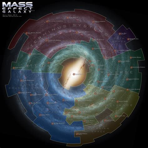 Mass Effect Galaxy Map 3.5 by DWebArt on DeviantArt