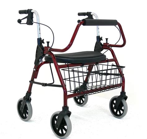 Heavy Duty Walker Rollator - Extra Wide | Scooters & Mobility Kingsgrove