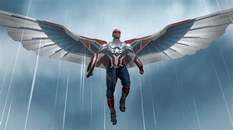 Official concept art of Sam Wilson's Captain America suit from Assembled: The Making of The ...