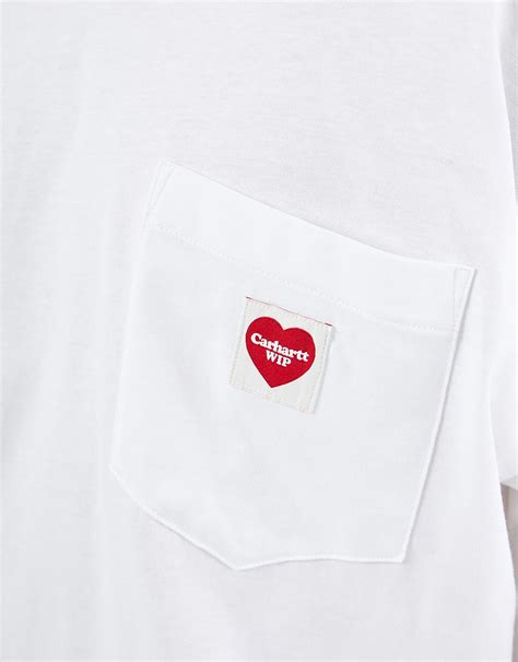 Carhartt WIP S/S Pocket Heart T-Shirt - White
