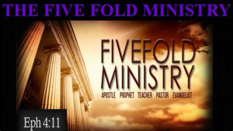 Five Fold Ministry Chart