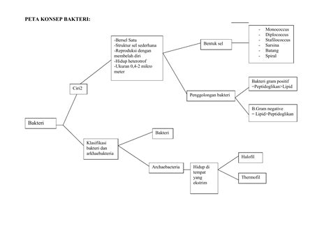 peta konsep bakteri - Direktori File UPI