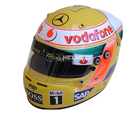 LEWIS HAMILTON 2009 MONACO GP DIAMOND EDITION F1 REPLICA HELMET FULL SIZE - CM Helmets