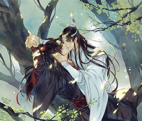 1920x1080px, 1080P free download | Anime, Mo Dao Zu Shi, Kiss, Lan ...