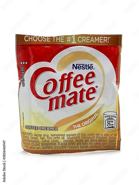 Nestle Coffee mate coffee creamer sachet in Manila, Philippines Stock Photo | Adobe Stock