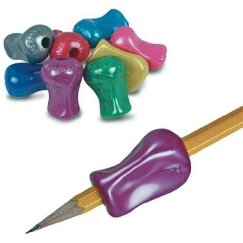 The Pencil Grip Metallic, Universal Ergonomic Training Gripper for Righties and Lefties, 6 Count ...