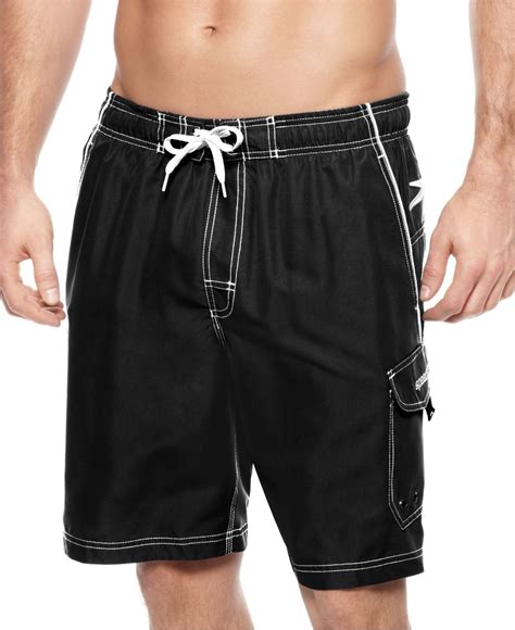 Lyst - Speedo Swimwear, Marina Swim Trunks in Black for Men - Save 39%