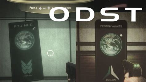 REMOVED EASTER EGG : Halo 3 ODST Destiny Easter Egg - YouTube