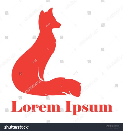 Red Fox Logo Stock Vector (Royalty Free) 1069688969 | Shutterstock