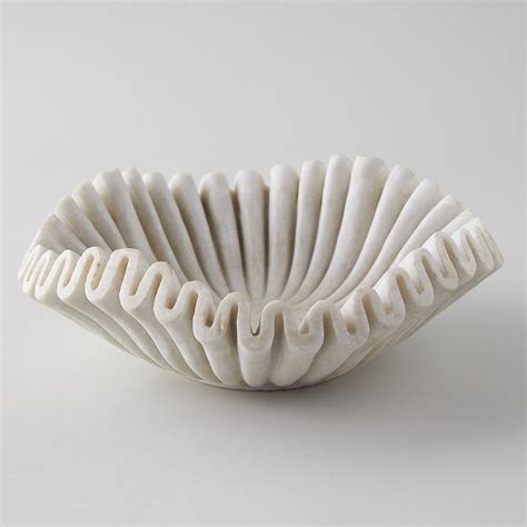 Ruffled Marble Bowl | Terrain