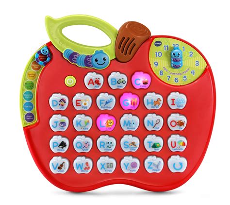 VTech ABC Learning Apple Interactive Alphabet and Phonics Toy for Preschoolers, 2-5 Years ...