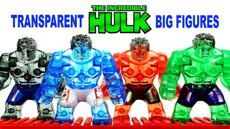 LEGO The Incredible Hulk Transparent KnockOff Big Figures Review - YouTube