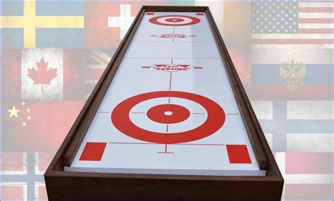 The Premiere 8ft. Mahogany | Cool Curling Canada Game Tables