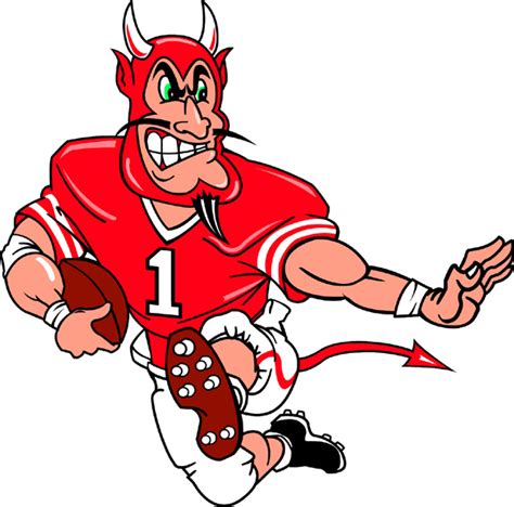 SignSpecialist.com – Mascots Decals - Devil mascot Football sports ...