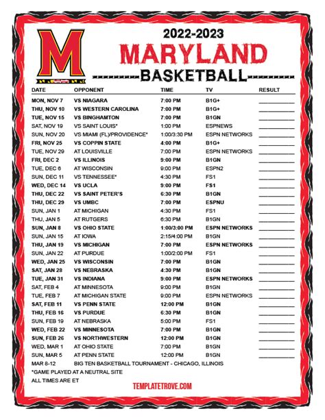 Maryland Basketball Schedule 2024 - July 2024 Calendar With Holidays