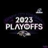 Baltimore Ravens 2023 NFL Playoffs SVG