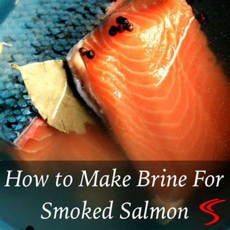 Basic Brine For Smoked Salmon - Smoker-Cooking.com