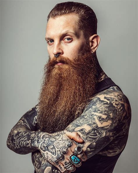 Jake Hurn - full thick long red beard mustache beards bearded man men ...