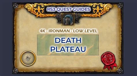 RS3: Death Plateau Quest Guide | 4K | Ironman | Low Level - YouTube