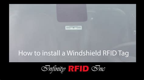 How to Install a Windshield RFID Tag - YouTube